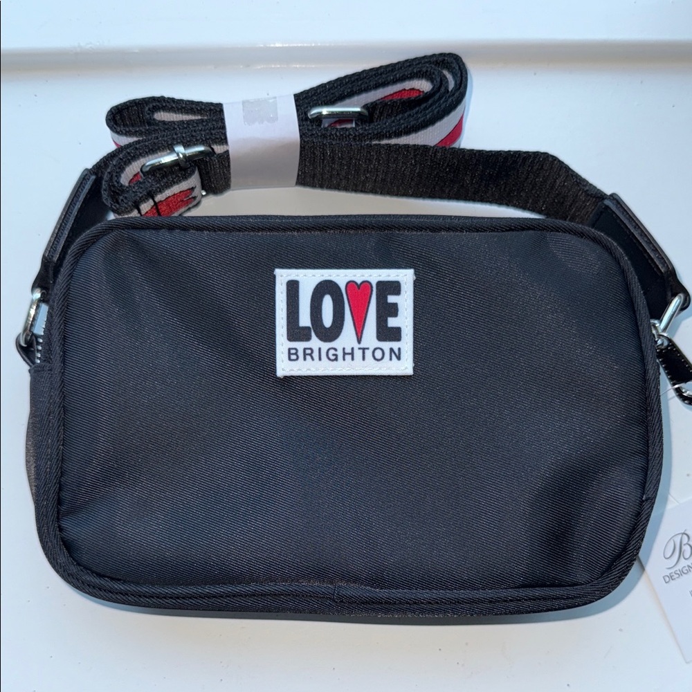 Brighton Love Black Shoulder Bag